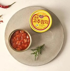 (QTY: 12 Cans) Dongwon Korean Hot Pepper Tuna 100G | Spicy Tuna Canned Food