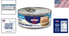 Swanson White Chunk Canned Chicken Breast – 4.5 Oz, Gluten Free Delight