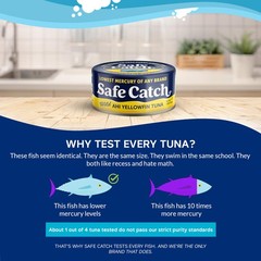 Safe Catch Wild Ahi Yellowfin Tuna Fish Canned, Wild Caught, Lowest Mercury, …