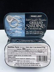 3X Trader Joe’s GRILLED Sardines In EVOO Olive Oil NEW Pack Of 3 Wild Caught NEW