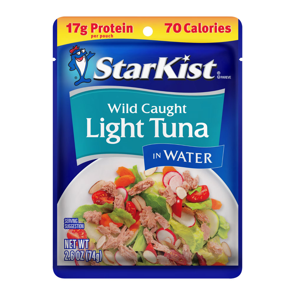 StarKist Chunk Light Tuna in Water 2.6 oz Pouch 8 Pack