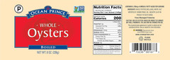 Ocean Prince Boiled Oysters, 8-Ounce Cans (Pack of 12)