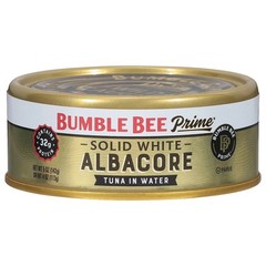 Solid White Albacore Tuna in Water – Wild Caught, Gluten Free, 32g Protein,