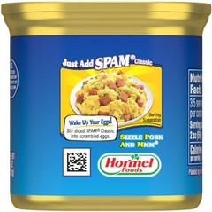 SPAM Classic, 7 oz Cans, (Pack of 12) – Fully Cooked Pork with Ham, Gluten-Fr…