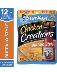 StarKist Chicken Creations BOLD Buffalo Style, 2.6 oz Pouch (Pack of 12)