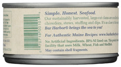 Chopped Surf Clams | Sweet and Tender | 6.5 Oz (184 Grams) Can