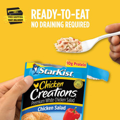 Chicken Creations Chicken Salad Pouch (2.6 Oz – 1 Pack) Fully Cooked White Meat,