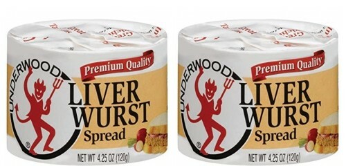 Underwood Premium Liverwurst Sandwhich Spread 4.25 Oz (Pack of 2)