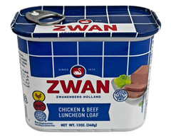 Zwan Chicken & Beef Luncheon Loaf – Savory Halal Meat Blend Exp. Apr. 25 2028