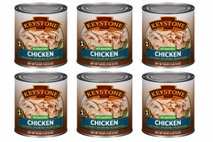 (6 Cans) Keystone Chicken ALL NATURAL – NO PRESERVATIVES – FULLY COOKED 28oz