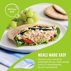 Chicken of the Sea Lightly Seasoned Dill Wild Caught Light Tuna, 2.5 Ounce