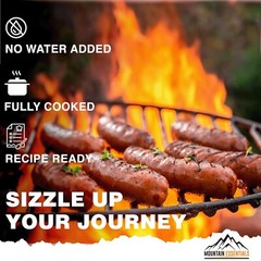 MOUNTAIN ESSENTIALS Fully Cooked Ready to Eat Canned Pork 28 Oz | Pack of 1
