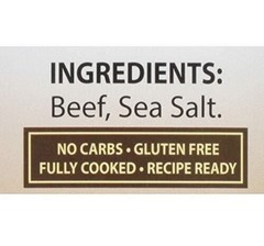 1 Can- Keystone Meats All Natural Ground Beef Fully Cooked 28oz No Preservatives