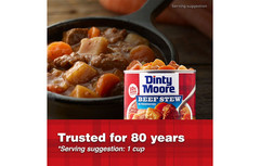Dinty Moore Beef Stew (15 oz., 6 pk.) = 16 Cans 10 grams of protein per servings