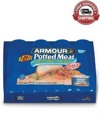 Armour Potted Meat Made With Chicken and Beef (3 oz., 12 pk.) Free Shipping