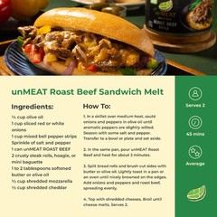 Roast Beef Style Sandwich Meat 12.7 oz Two Pack Canned Meat