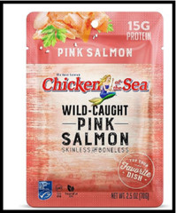 12-Pack Chicken of the Sea Skinless & Boneless Wild Caught Pink Salmon, 2.5 oz