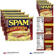 Spam Hickory Smoke, 12 Ounce Can (Pack of 4)