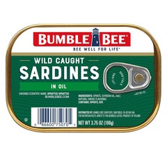 Sardines in Louisiana Hot Sauce, 3.75 Oz Tin (Pack of 12) – Wild Caught, Gluten