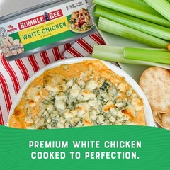 Bumble Bee Premium White Chicken Breast with Rib Meat in Water 19g Protein p…