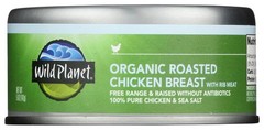 Organic Roasted Chicken Breast Canned 5 Oz – Wild Planet 12 Pack
