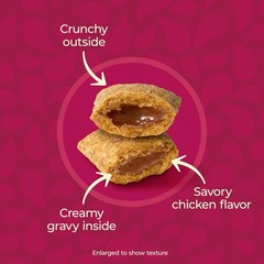 Meow Mix Gravy Bursts Chicken Flavored Cat Treats, 6.3 Oz. Bags (Pack of 5)