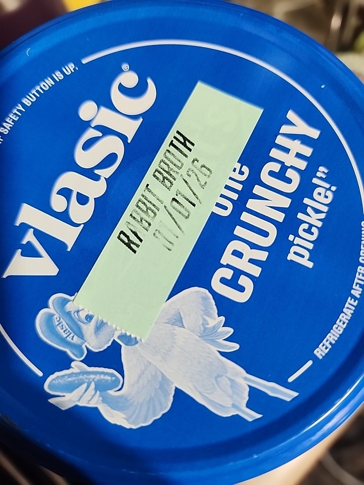 Home Canned 80 FL Oz Farm Raised Rabbit Broth (For Pet Consumption)