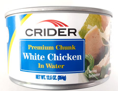 Lot of 6 – 12.5oz Cans Crider & Kirkland Chunk White Chicken 2026-2027 Dates