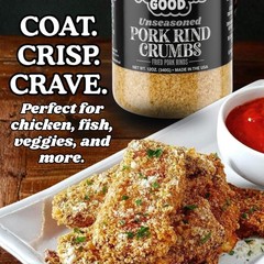 Unseasoned Pork Rind Breadcrumbs Low Carb Keto Diet Perfect For Ketogenic, Pa…