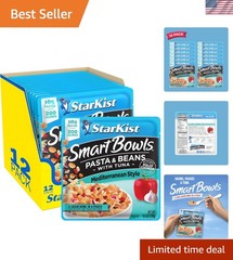 Nutritious Tuna, Pasta & Beans – Mediterranean Style, 10g Protein, 12 Pouches