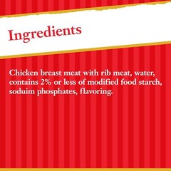 Premium No Salt Added Canned Chunk Chicken Breast In Water, 5 Ounce (Pack