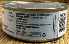 Chunk Light Tuna in Water, 5 Oz Cans (Pack of 24) – Wild Caught BB 11/2027+
