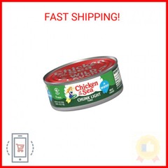 Chicken of the Sea Chunk Light Tuna in Water, Wild Caught Tuna, 5Ounce Cans 10pk