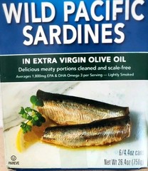 Wild Planet Wild Pacific Sardines in Extra Virgin Olive Oil 4.4 Ounce (6 Count)