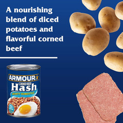 Star Corned Beef Hash, Hearty Homestyle, Canned Food, 12 – 14 OZ Cans