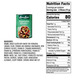 Loma Linda – Low Fat Vegetable Steaks (15 oz.) – Vegan