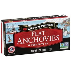 Wild Caught Flat Anchovies in Olive Oil – 12 Pack – Kosher, Non-GMO Certified