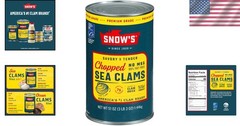 51 oz Grade Chopped Sea Clams – 99% Fat Free, Perfect for Gourmet Dishes