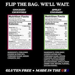 4 Bag Variety Pack of Sweet & Salty Dessert Flavored Pork Rinds – 3 oz (Varie…