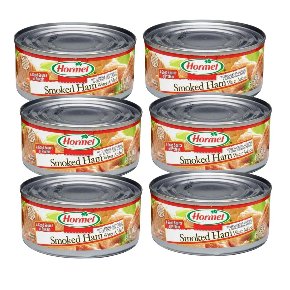 HORMEL Canned Ham 🥪 Smoked, 5 Ounce (Pack of 6)