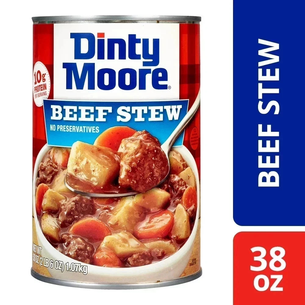 DINTY MOORE Beef Stew, Shelf-Stable, Steel Can 38 oz