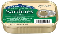 Canned Ocean Prince Sardines – 3.75 Oz Cans, Rich Source of Omega-3 Nutrition