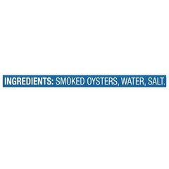 Fancy Smoked Oysters in Water, 3.75 oz | Pack of 12 Canned Seafood
