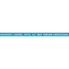Sardines in Water 3.75 oz Can Pack of 12 – Wild Caught Sardines – 12g Protein…