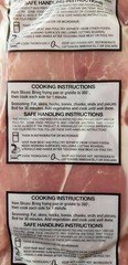 3pk Boneless Country Style Ham 12 oz Vacuum Sealed Dennis Center End Slices Pork