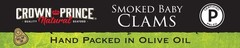 Crown Prince Clams Smoked in Olive Oil, 3 Ounce
