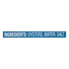 (4 Pack) Whole Canned Oysters, Shelf Stable, 8Oz Can