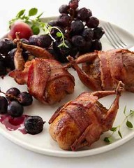 Alewel’s Country Meats Bacon-Wrapped Stuffed Quail