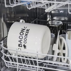 Ceramic Bacon Cooker for Microwave Oven – Splatter-Proof Design Microwave Bac…
