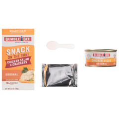 Snack on the Run Chicken Salad with Crackers Kit, 3.5 Oz (Pack of 12) – Ready to